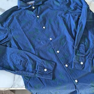 Bonobos Slim Fit Leaf Print Button Up Sz. Small